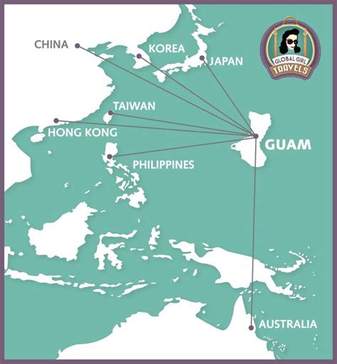 distance guam to philippines